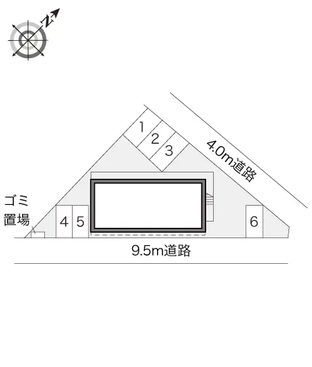 ★手数料０円★高座郡寒川町倉見　月極駐車場（LP）